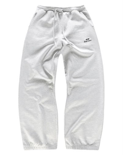Bareen - Logo Sweatpants - Cloudy Grey